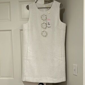 Lilly Pulitzer Edita Boucle Sheath Dress - sz 14, NWT (it has pockets!)
